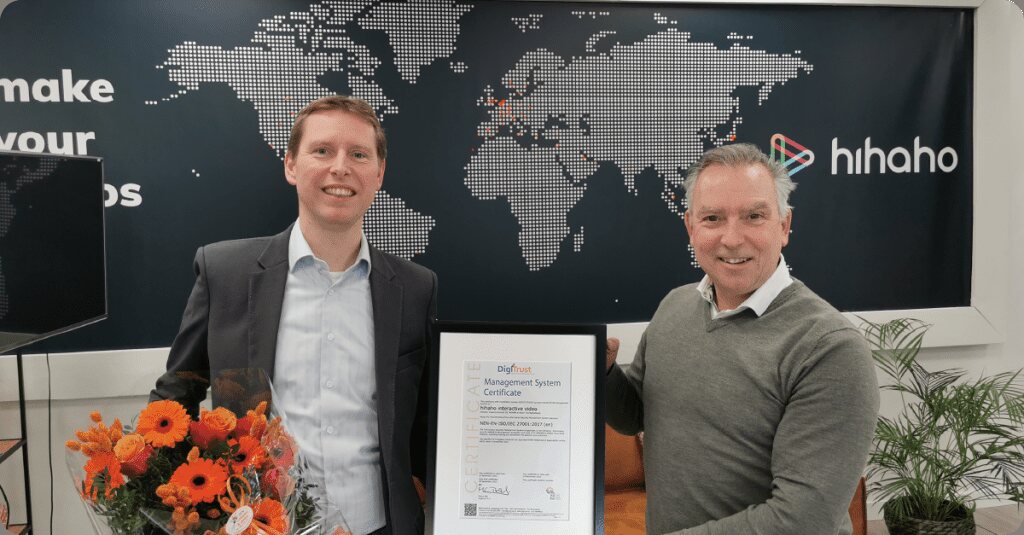 hihaho overhandiging certificate viducon
