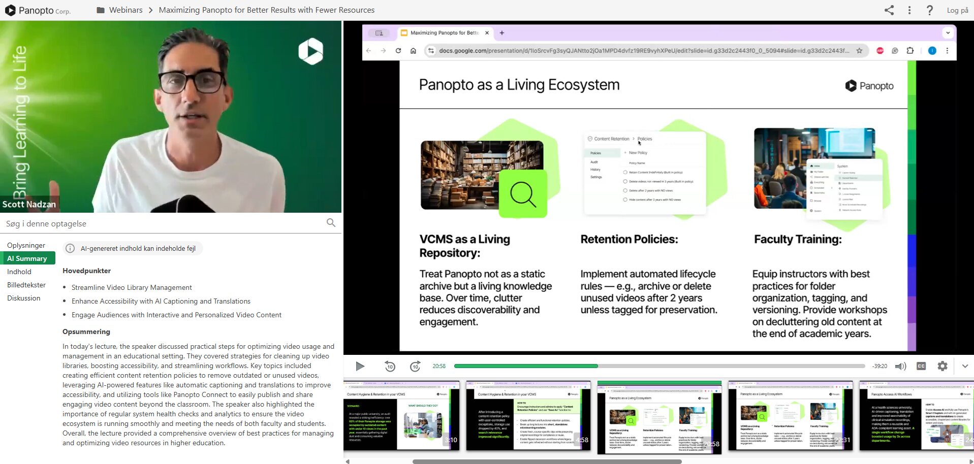 Maximizing Panopto Better Results with Fewer Resources cover