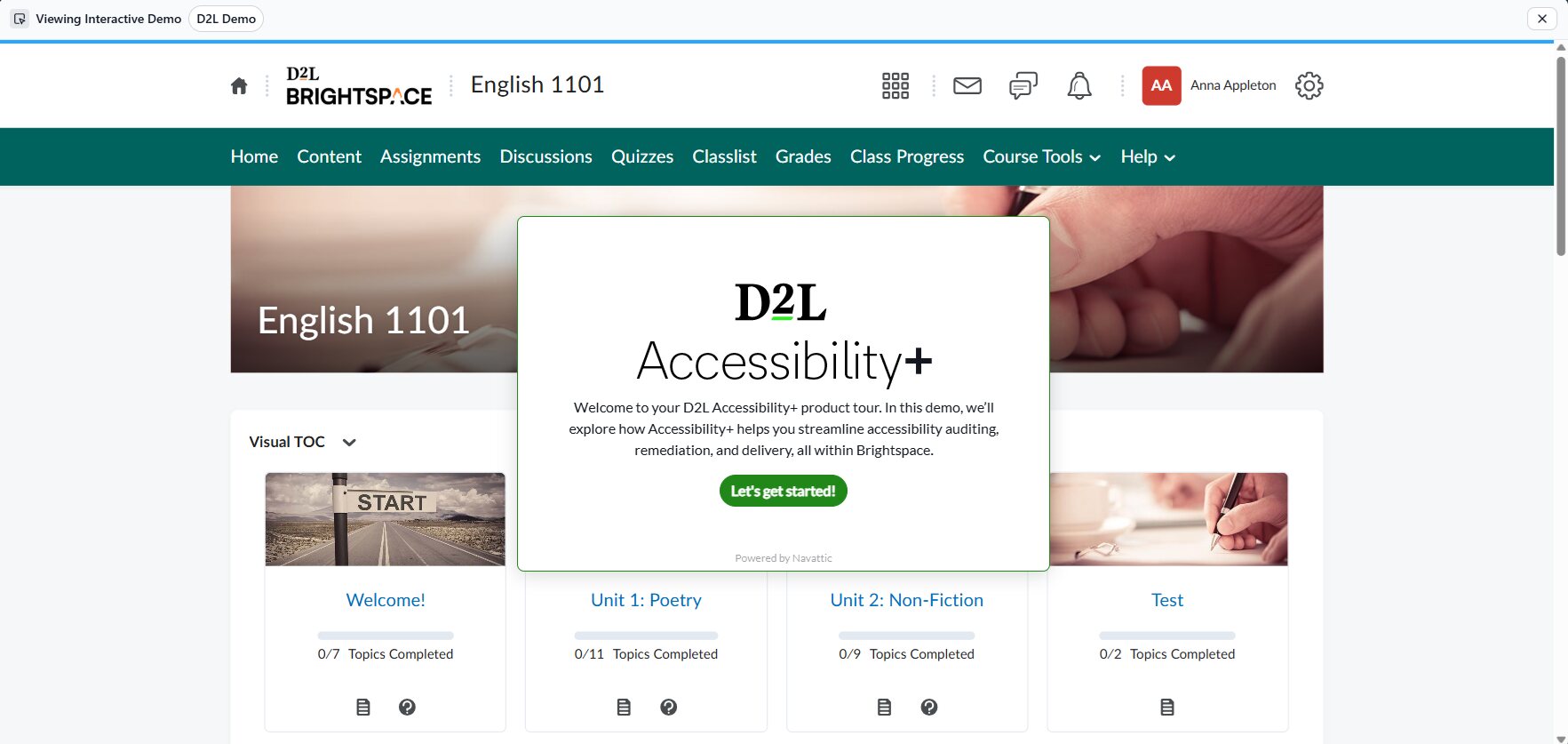 D2L Accessibility Plus