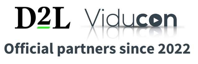 D2L Brightspace og Viducon - officielle partnere siden 2022