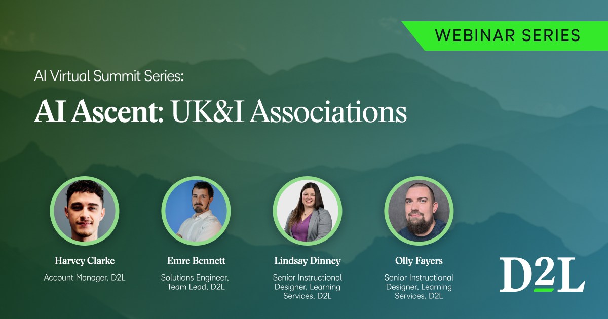 AI Ascent: UK&I Associations, webinar fra D2L